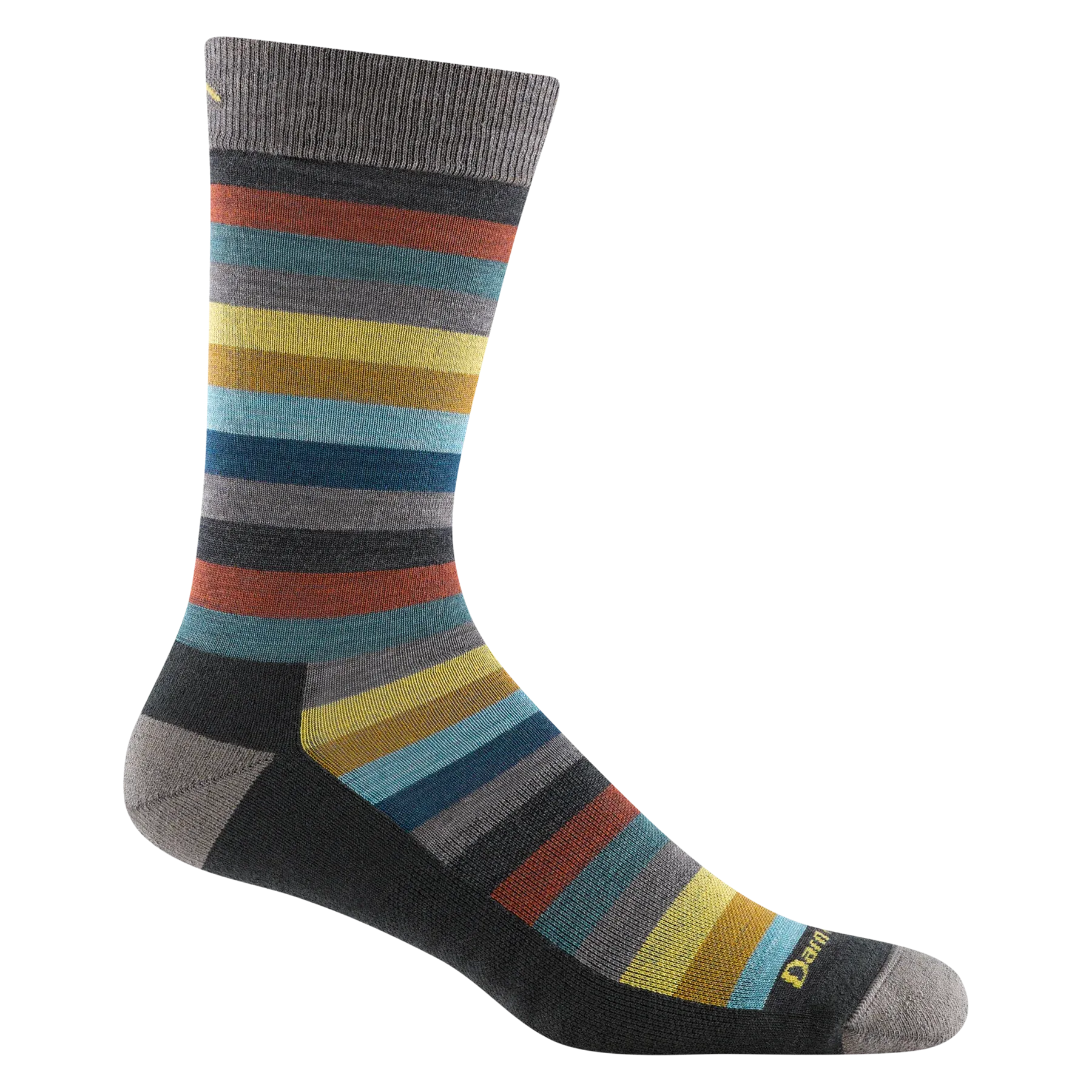 Merlin Stripe Crew Lightweight Lifestyle Sock w/ Cushion Socks (Men's) - D6113M