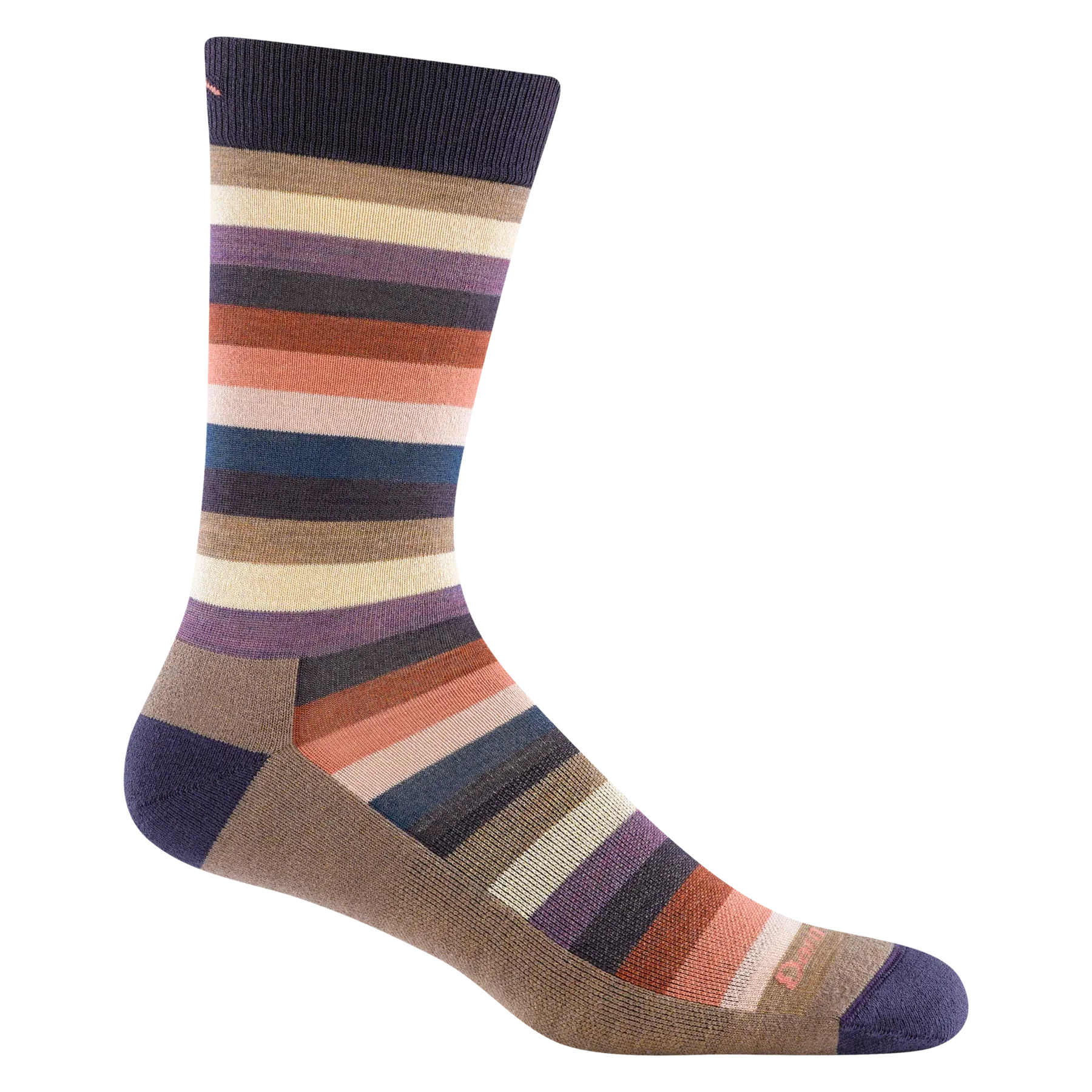 Merlin Stripe Crew Lightweight Lifestyle Sock w/ Cushion Socks (Men's) - D6113M