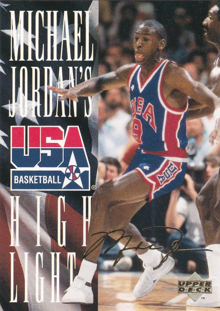 Michael Jordan, 1994-95 UD USA Highlights, JH3