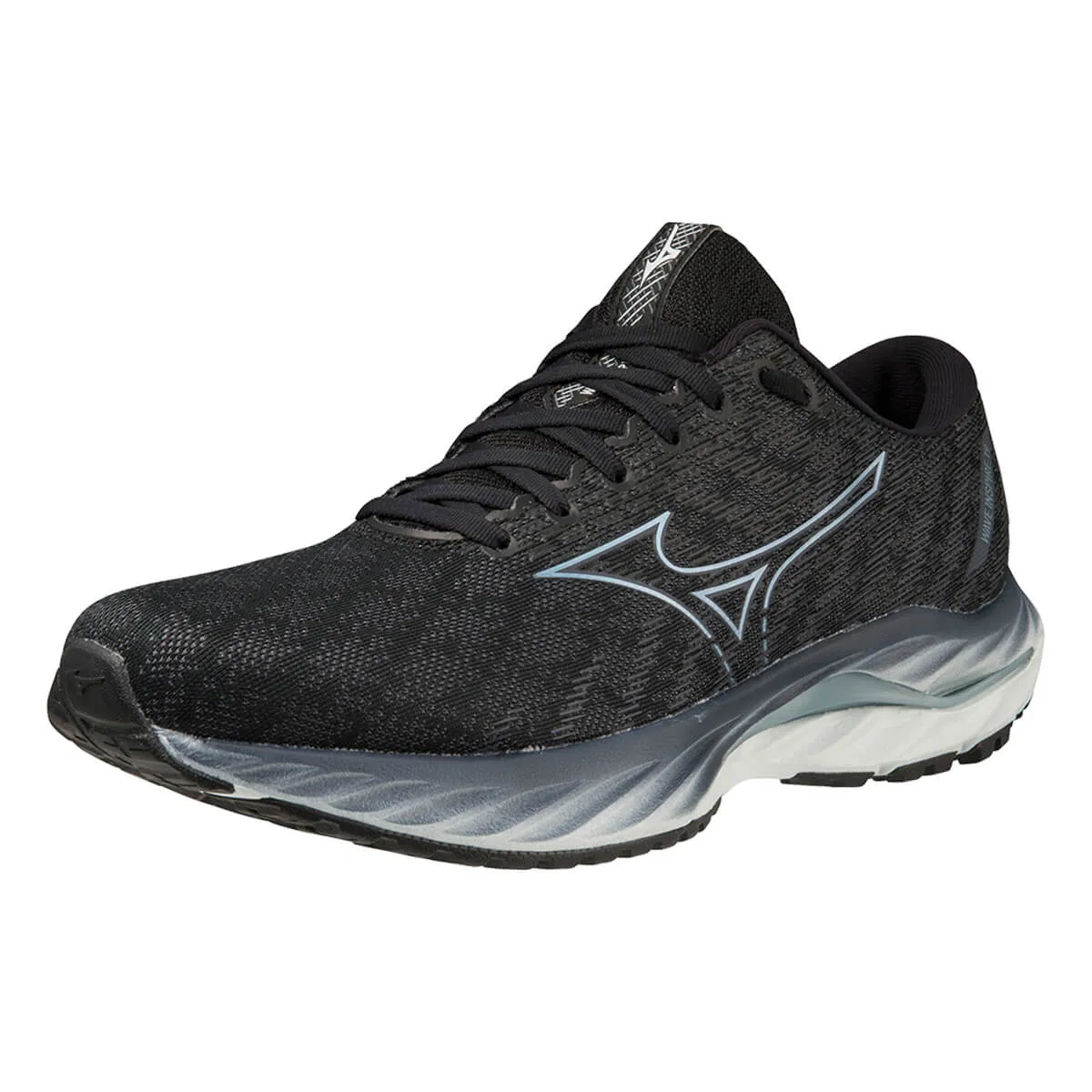 Mizuno Wave Inspire 19 Mens | Blk/gridge/illusionblue