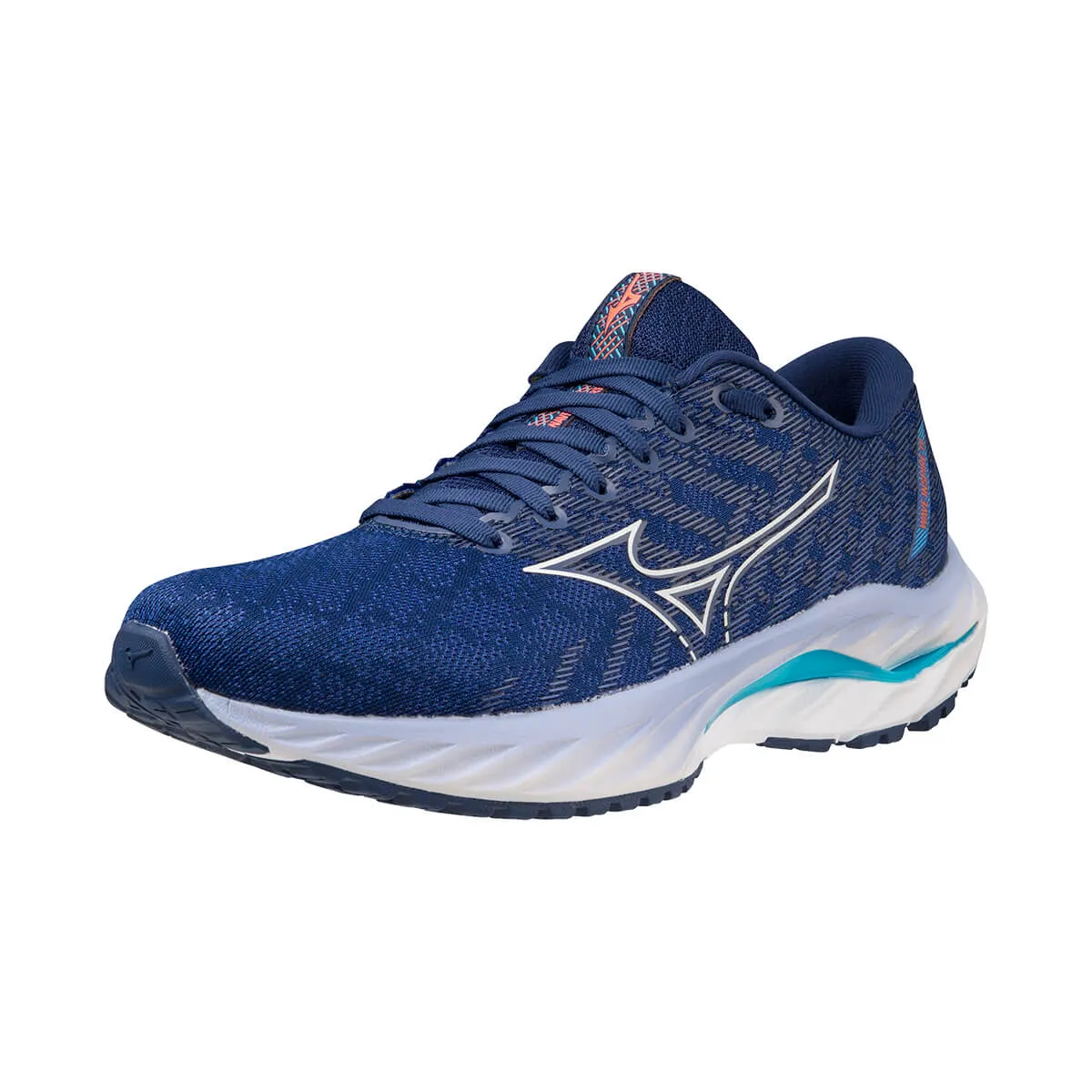 Mizuno Wave Inspire 19 Womens | Bdepth/white/aquarius