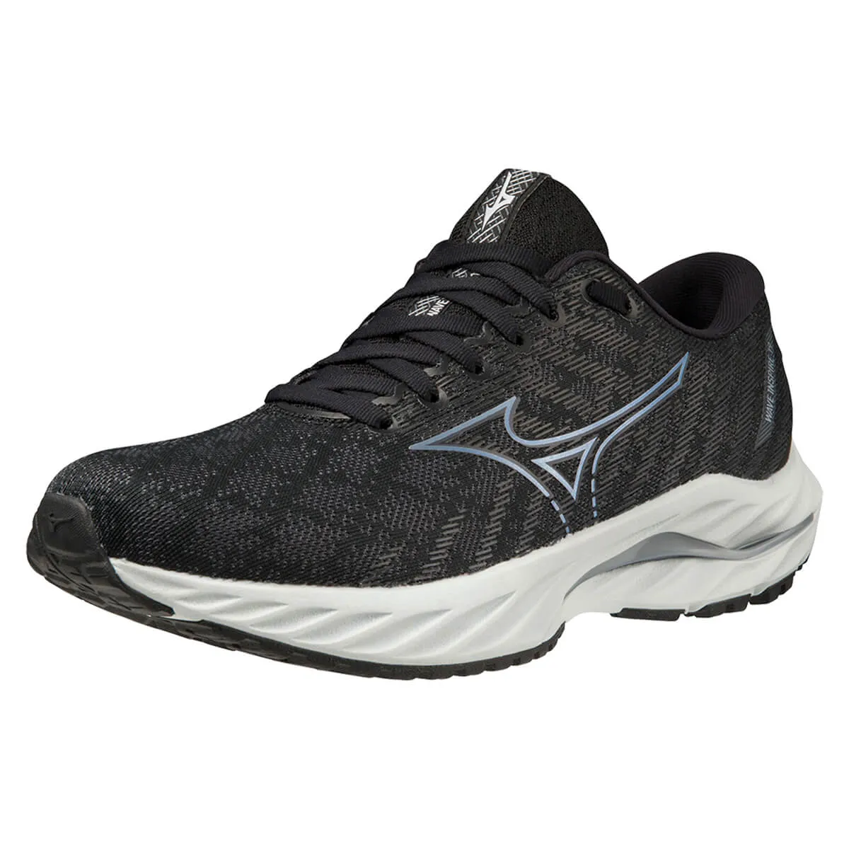 Mizuno Wave Inspire 19 Womens | Black/silverstar/screst