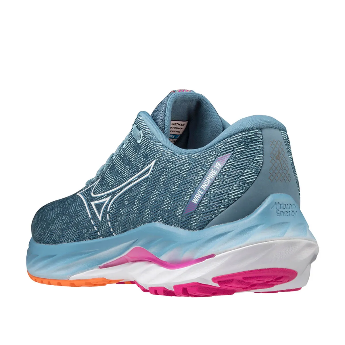 Mizuno Wave Inspire 19 Womens | Provincial Blue/white/87 C