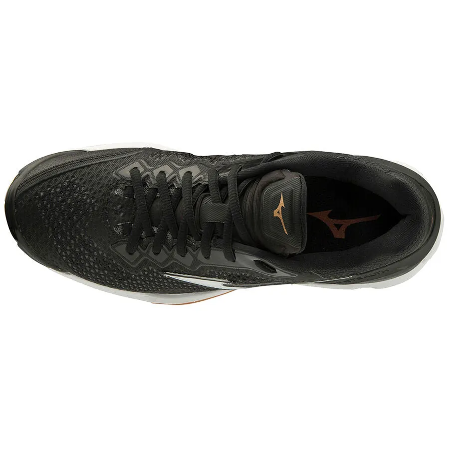 Mizuno Wave Stealth V B Senior Netball Shoe - Black