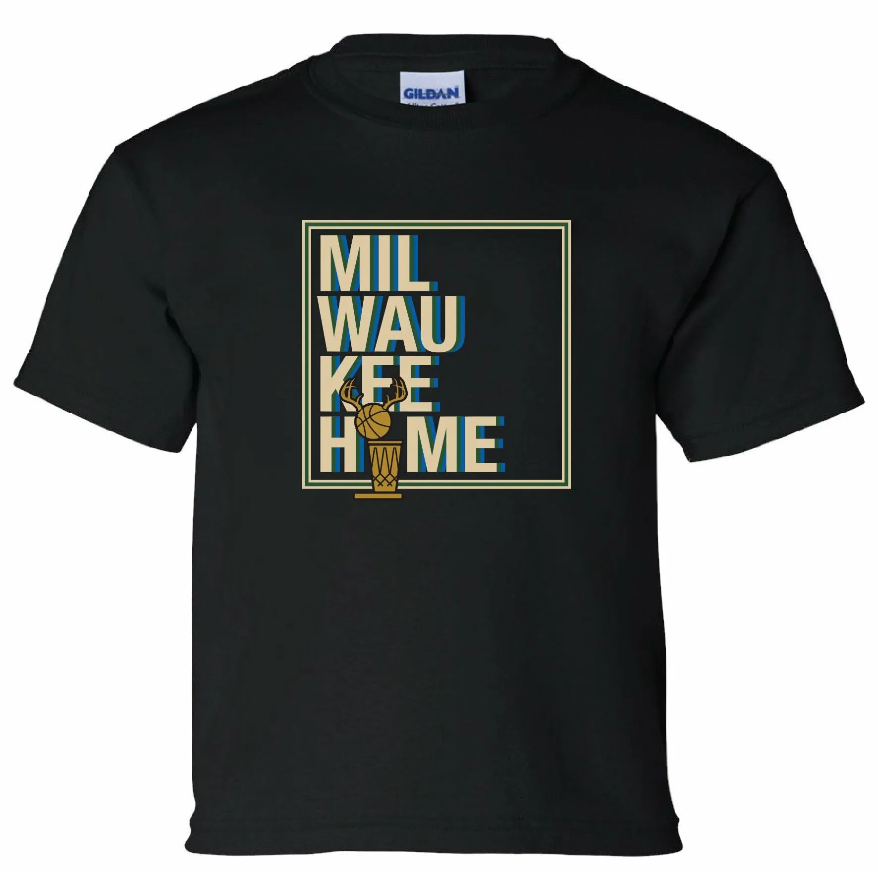 MKE 200B Basketball Youth Trophy Tee Black