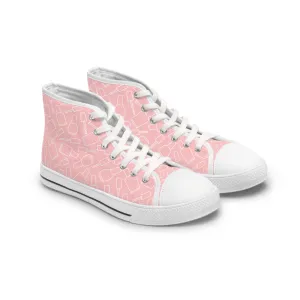 Nail Polish Women's High Top Sneakers