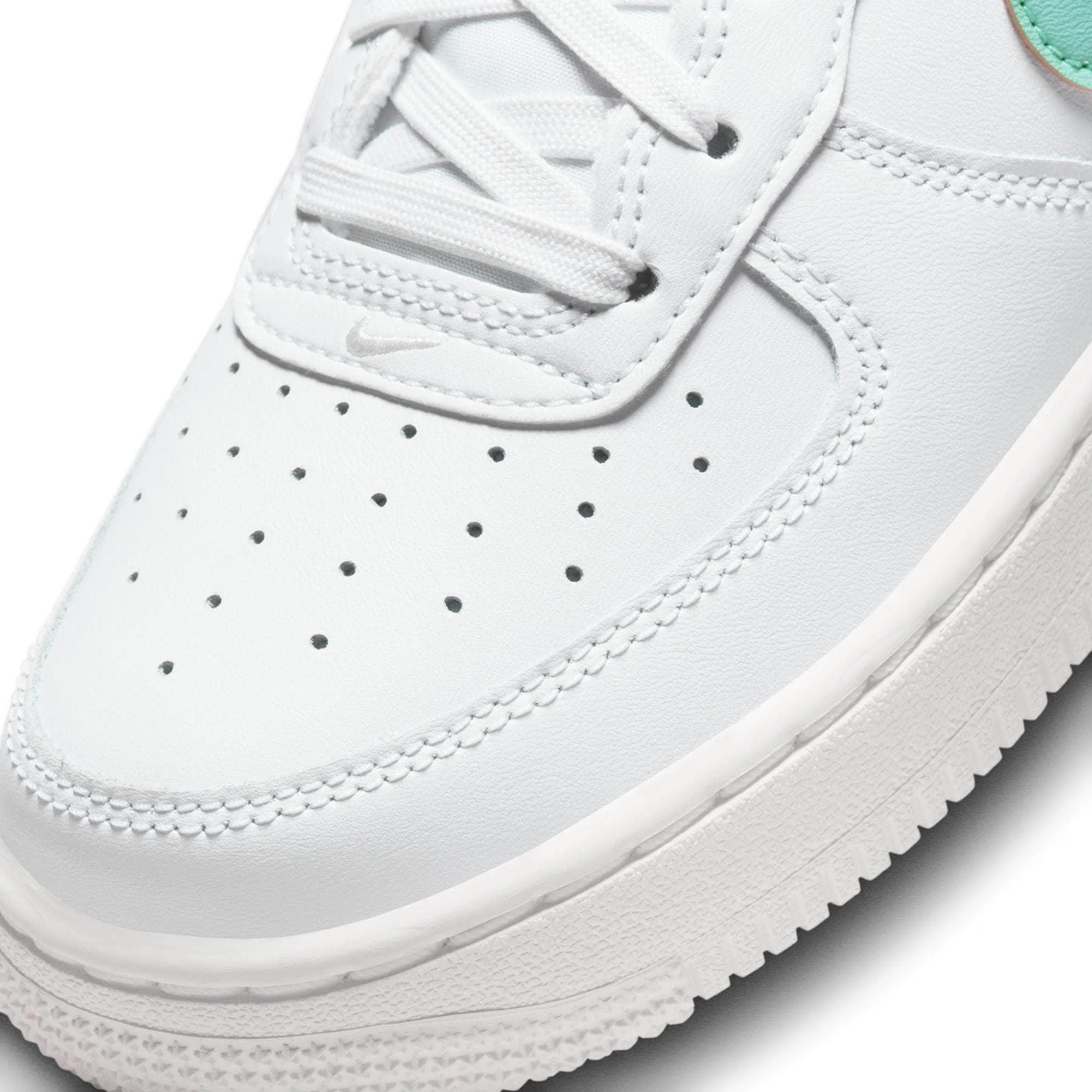 Nike Air Force 1 " White Emerald Rise" - Boy's GS