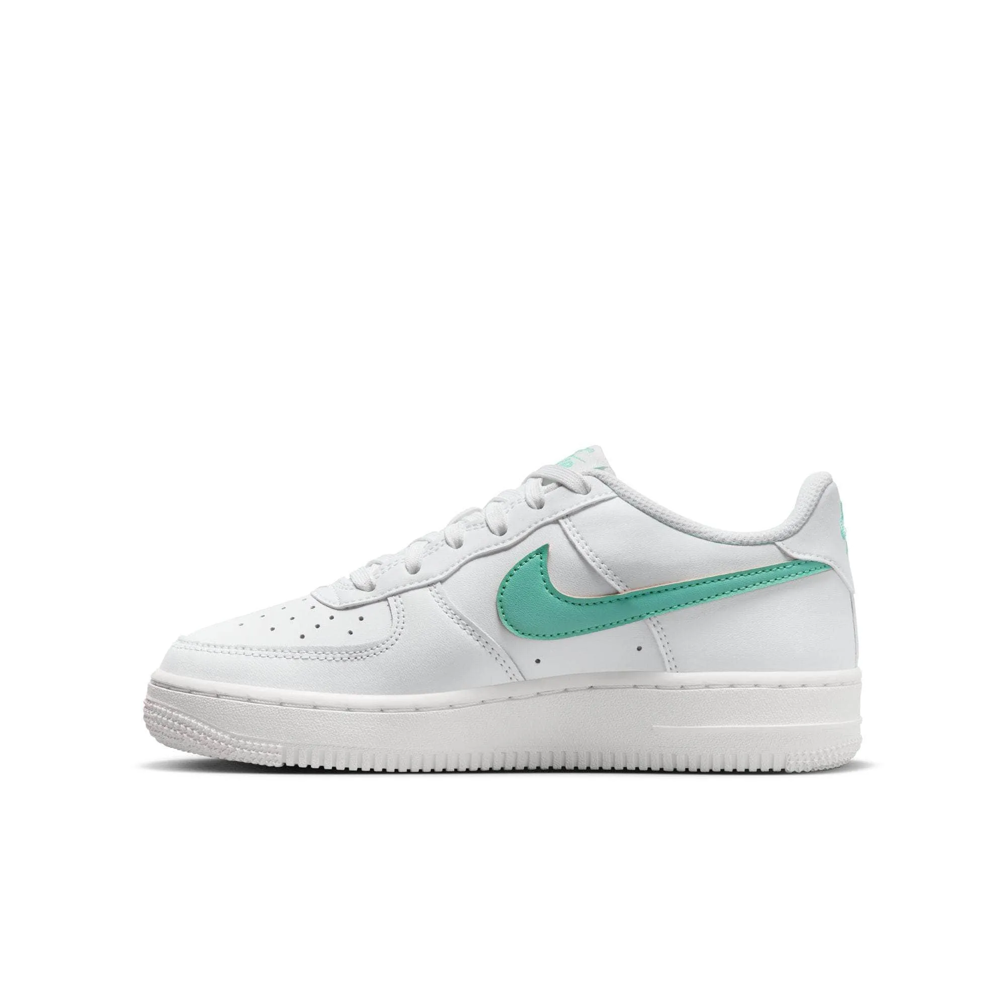 Nike Air Force 1 " White Emerald Rise" - Boy's GS