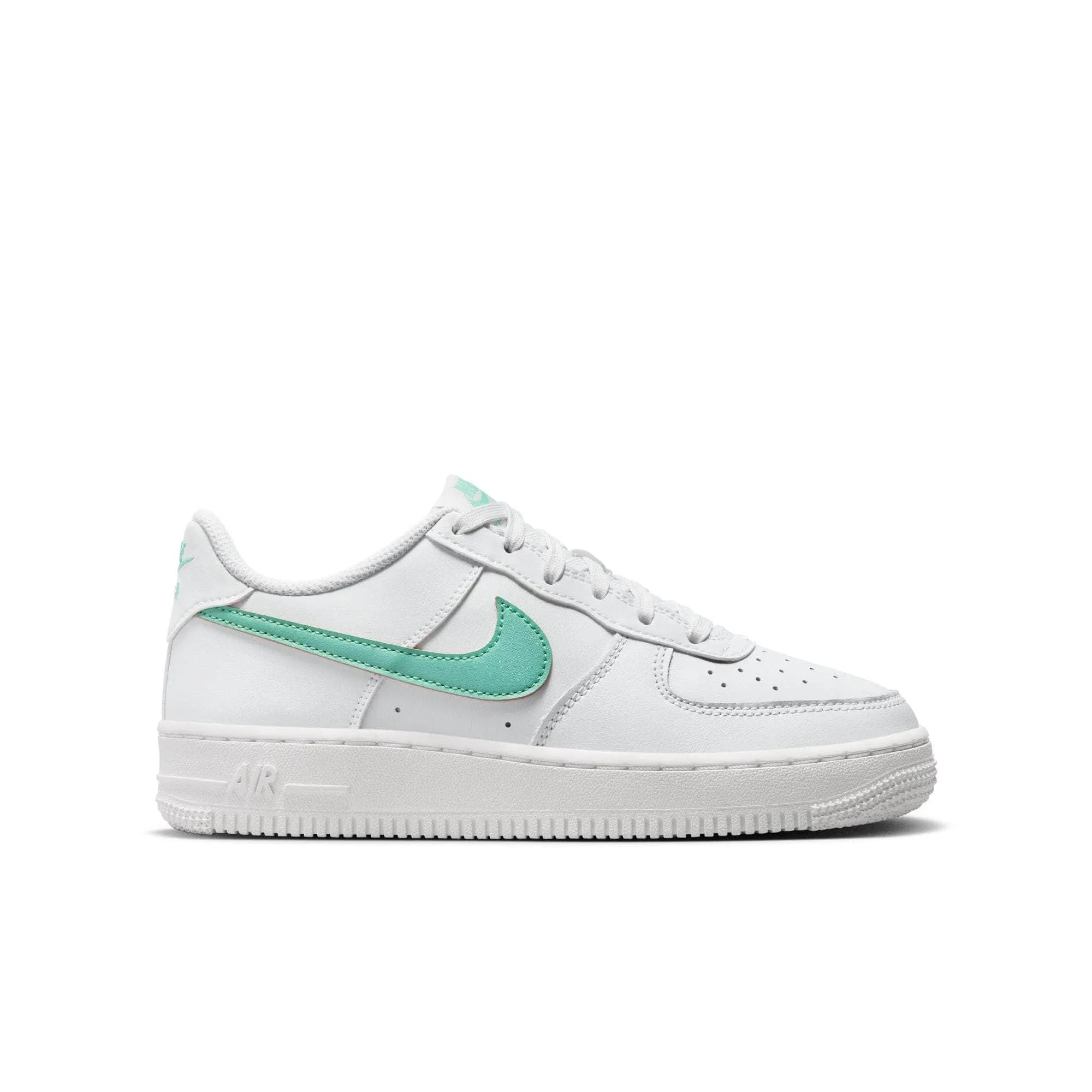 Nike Air Force 1 " White Emerald Rise" - Boy's GS