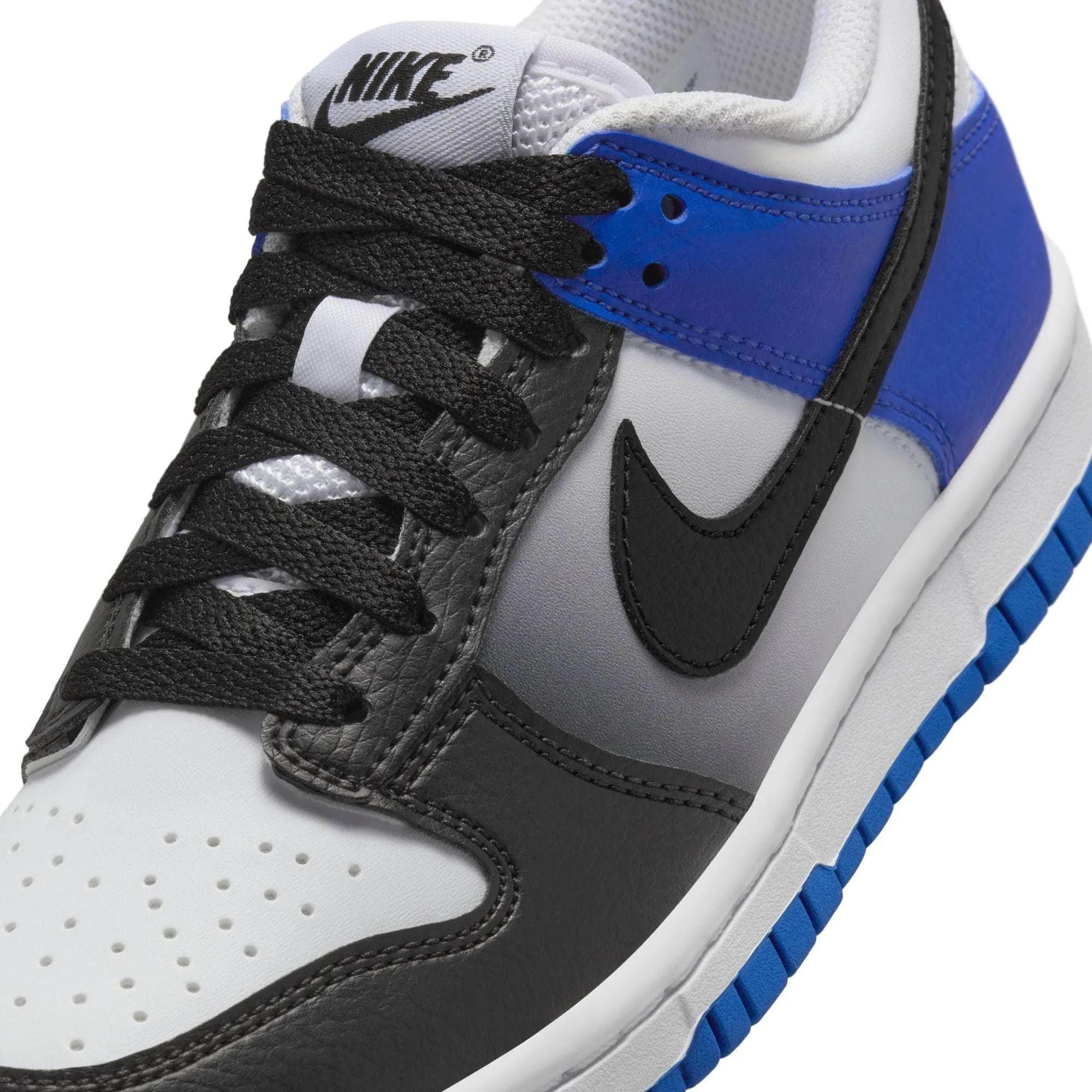 Nike Dunk Low "Game Royal White Black" - Boy's GS