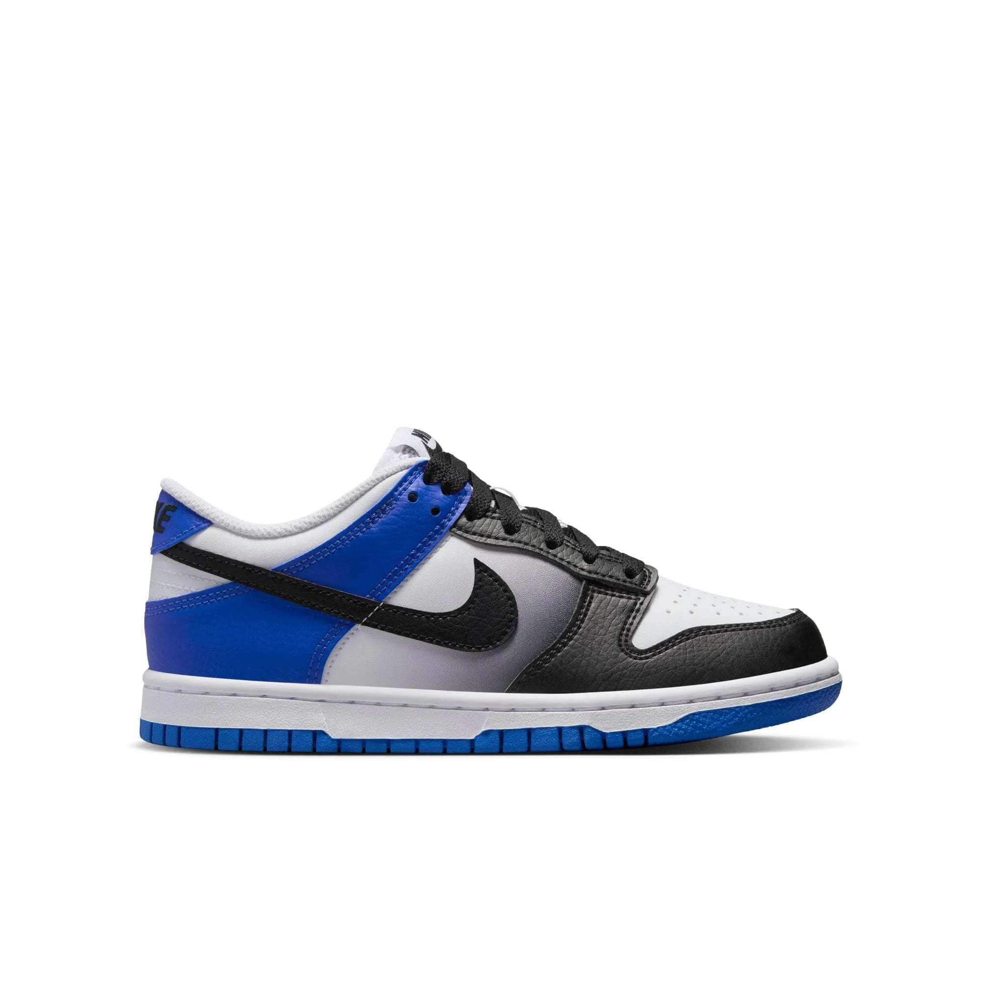 Nike Dunk Low "Game Royal White Black" - Boy's GS