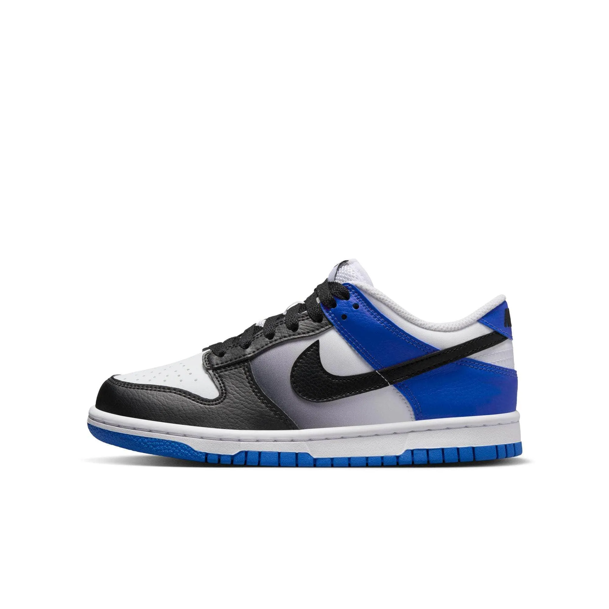 Nike Dunk Low "Game Royal White Black" - Boy's GS