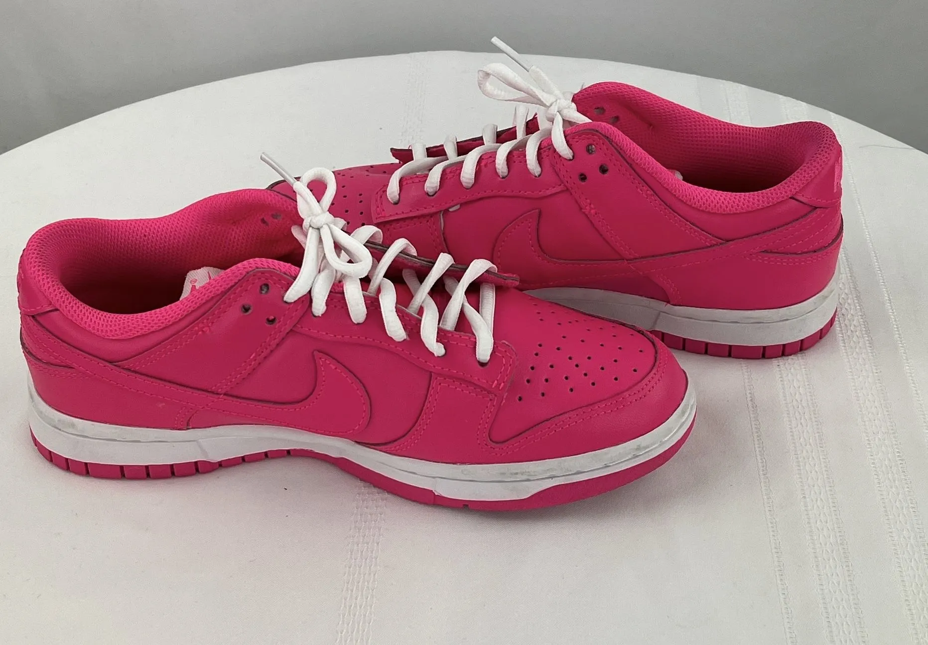 Nike Women's Dunk Low Hyper Pink Sneakers Shoes Size 7