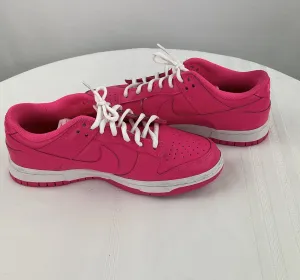 Nike Women's Dunk Low Hyper Pink Sneakers Shoes Size 7