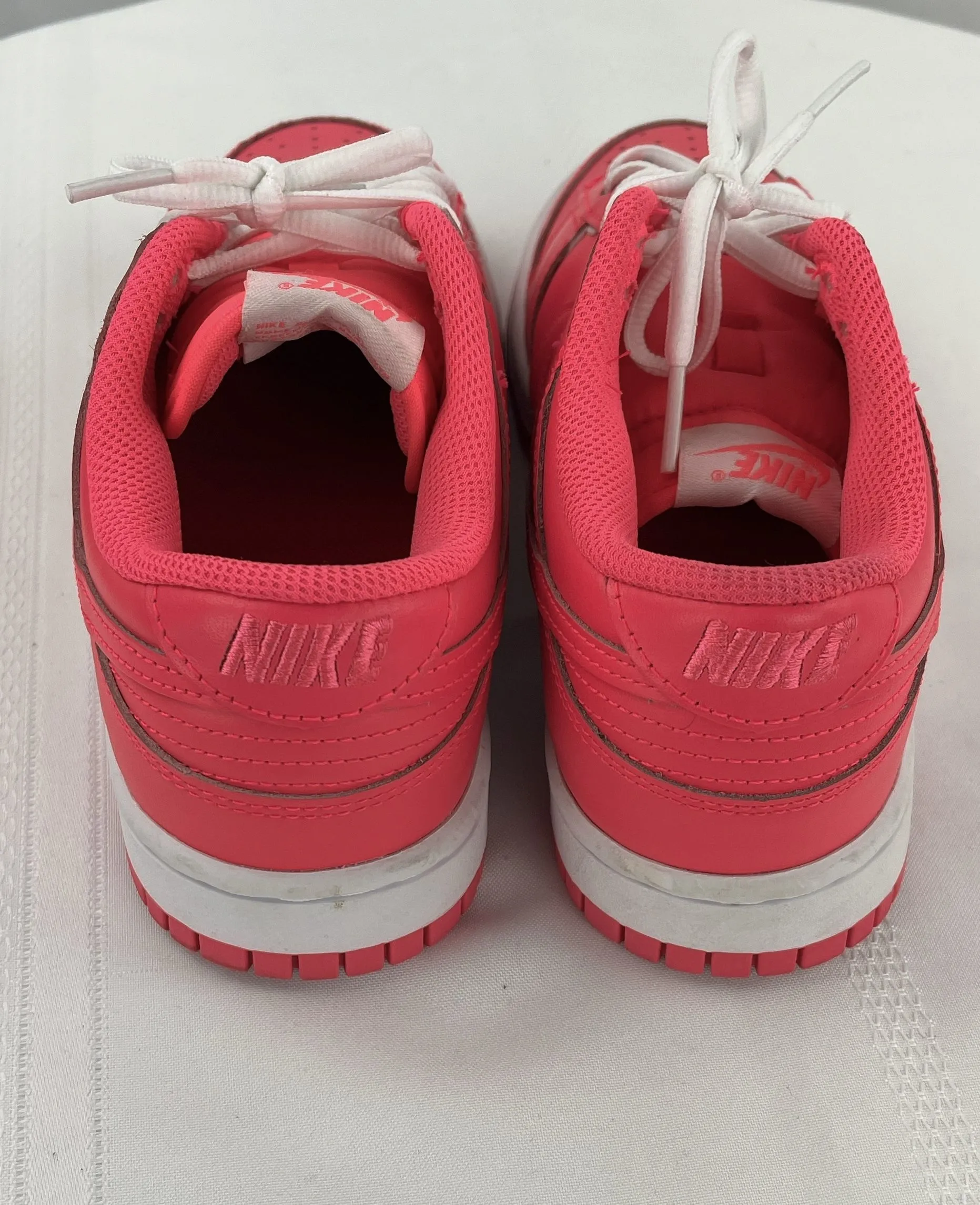 Nike Women's Dunk Low Hyper Pink Sneakers Shoes Size 7