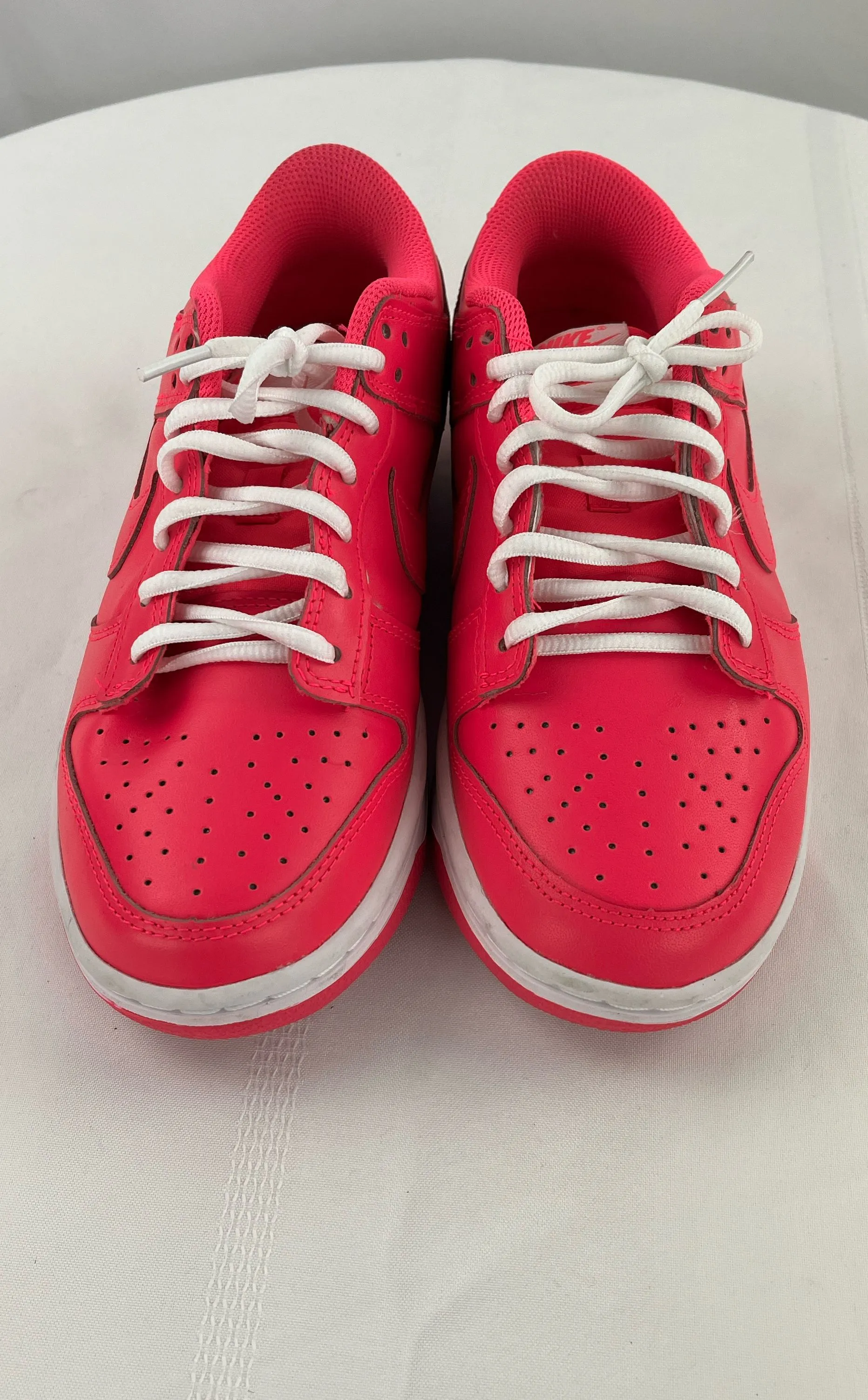 Nike Women's Dunk Low Hyper Pink Sneakers Shoes Size 7