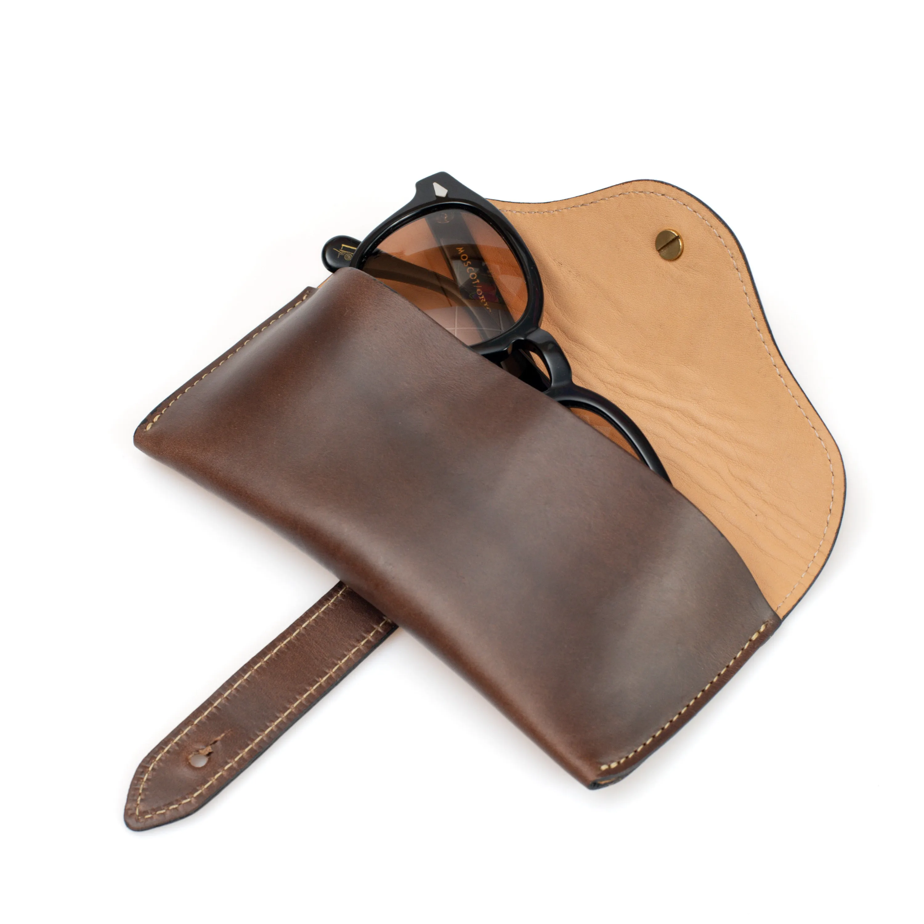 Off-Cuts Collection Chromexcel Glasses Case