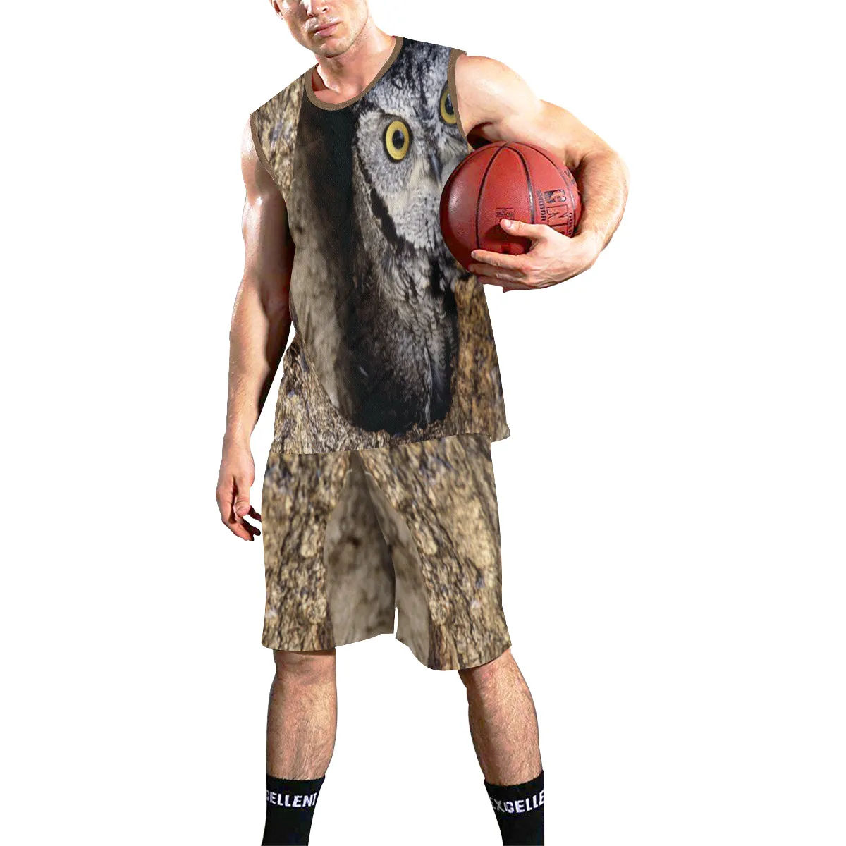 OWL IN HOLE Basketball Uniform