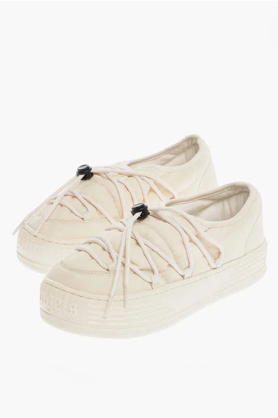 Palm Angels Padded Low-Top SNOW Sneakers With Platform Sole