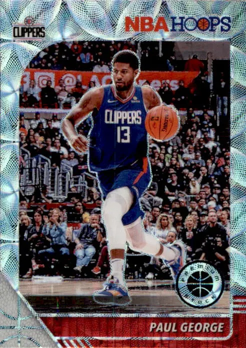 Paul George, Silver Scope Prizm, 2019-20 Panini Hoops Premium Stock Basketball NBA