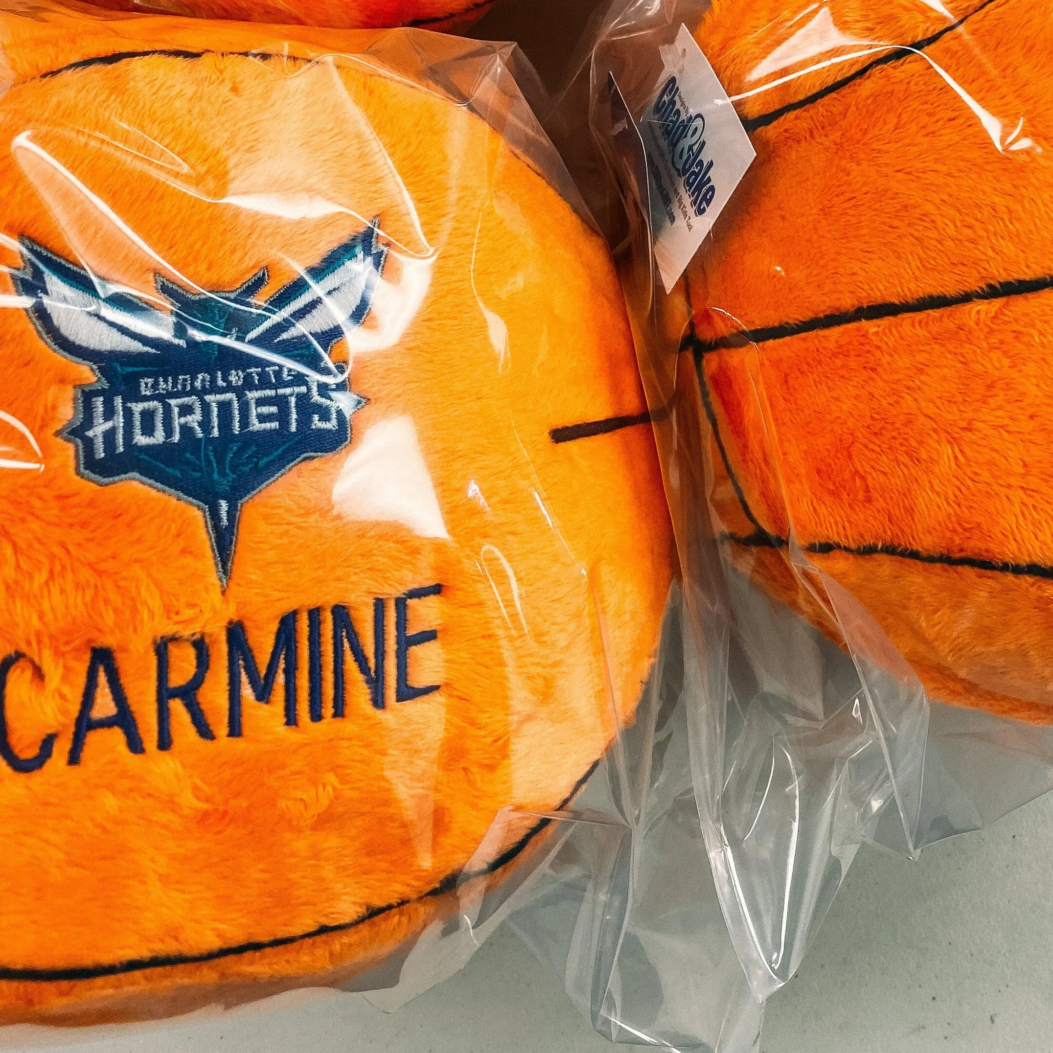 Personalized Charlotte Hornets Plush Basketball