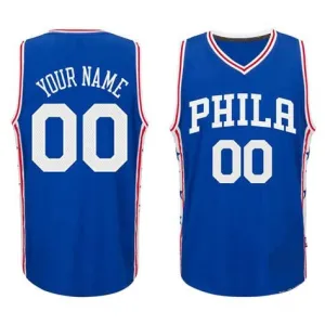 Philadelphia 76ers Customizable Pro Style Basketball Jersey