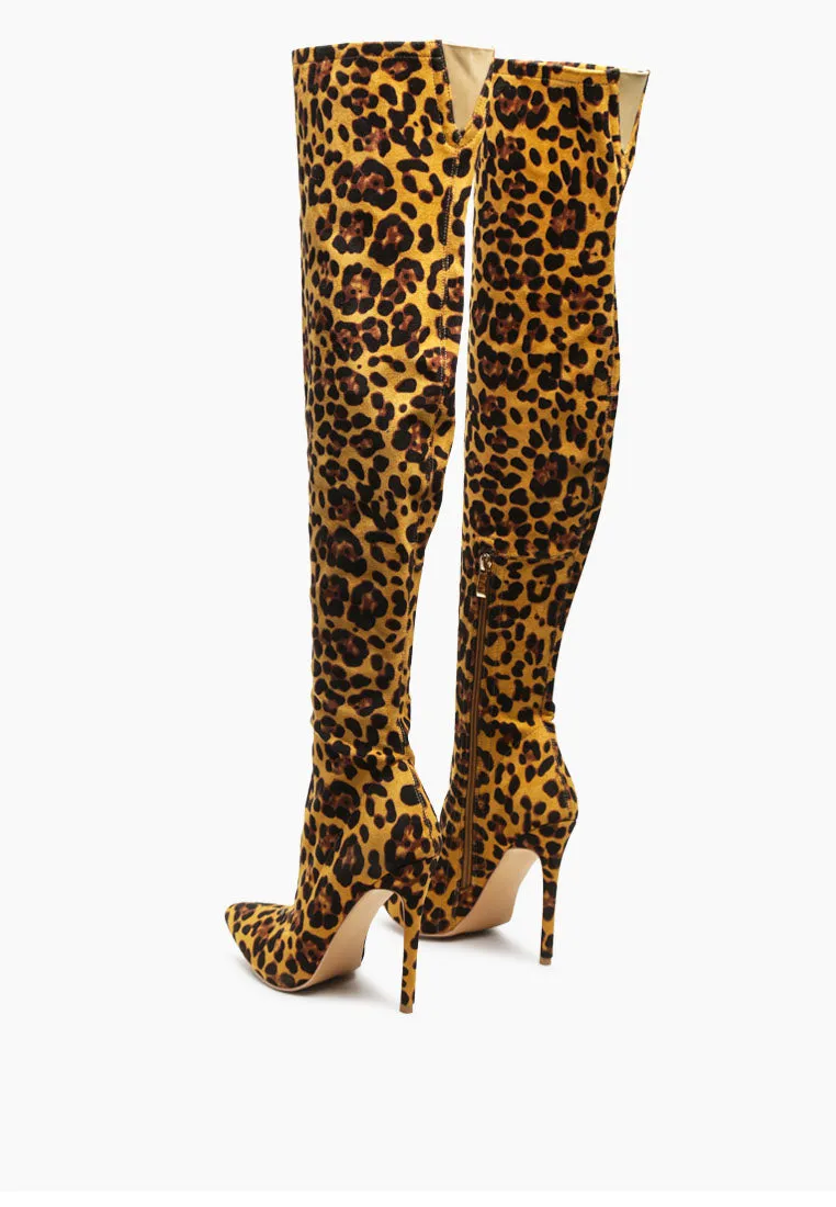 Pokey Long Stiletto Heel Boots