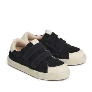 Pretty Brave Otto Organic Canvas Trainer With Leather Toe Buffer Black