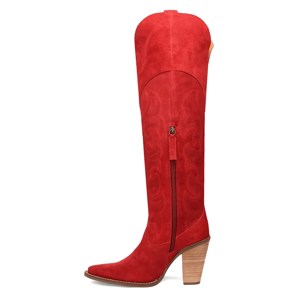 Primadonna Embroidered Snip Toe Zippered Cowboy Boots