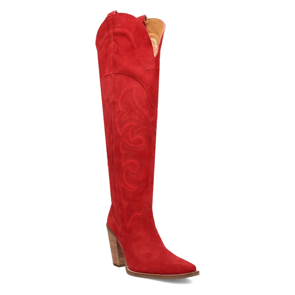 Primadonna Embroidered Snip Toe Zippered Cowboy Boots