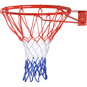 Pro Size 45cm Wall-Mounted Basketball Hoop Set Red