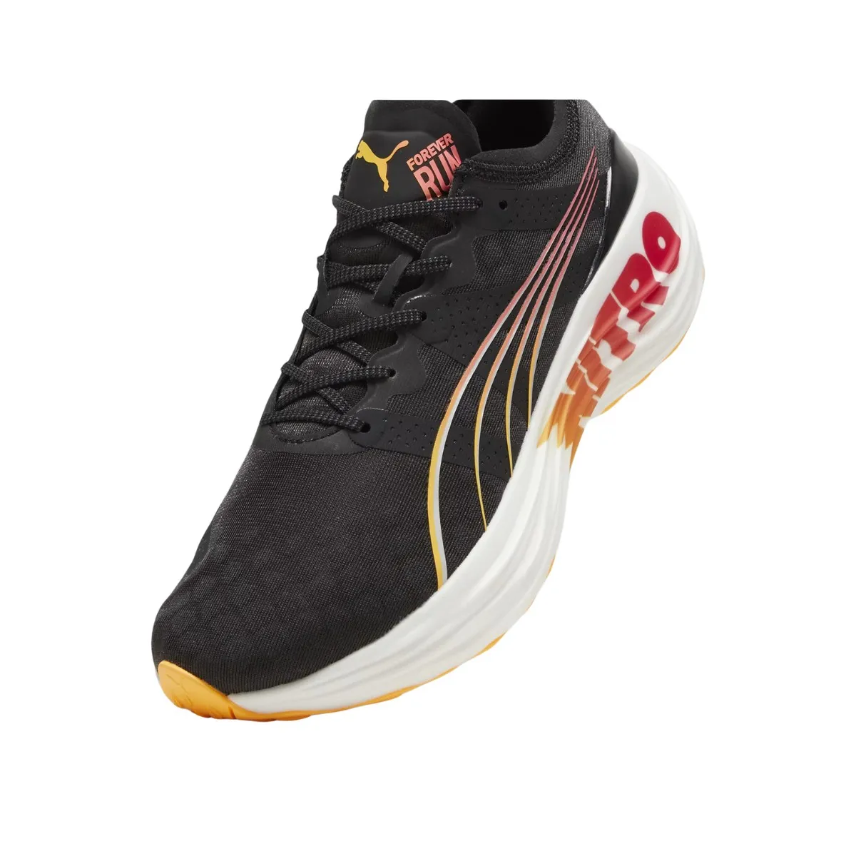 Puma ForeverRun Nitro Forever Faster Shoes Black Red SS24