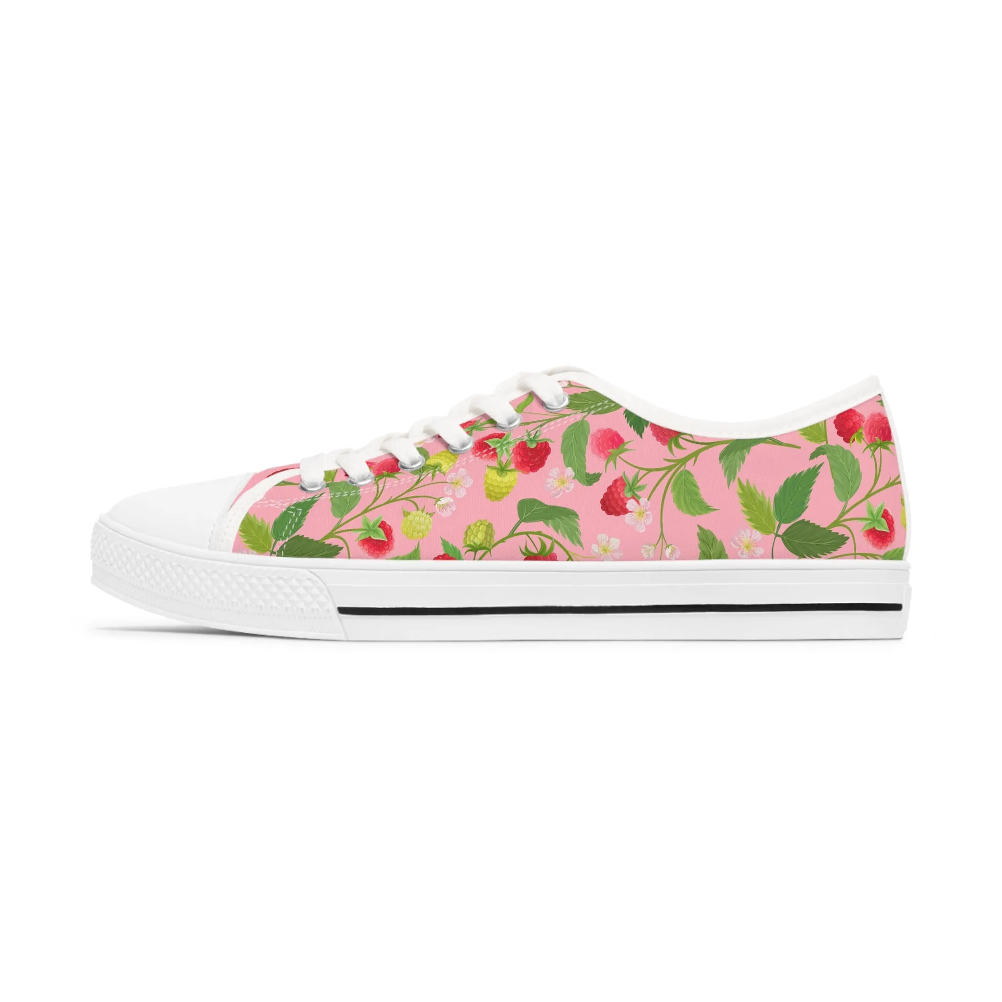 Raspberry Women's Low Top Sneakers