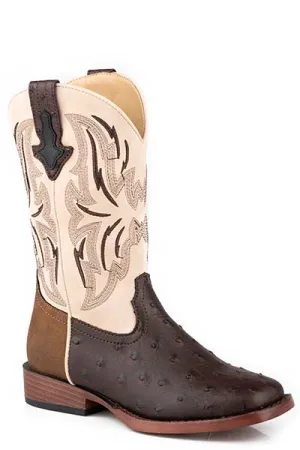 Roper Youth Boys Dalton Ostrich Boots Style 09-119-1900-3369