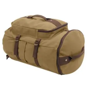 Rothco Convertible Canvas Duffle / Backpack - 19 Inches