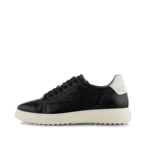 Rune sneaker leather - BLACK / WHITE