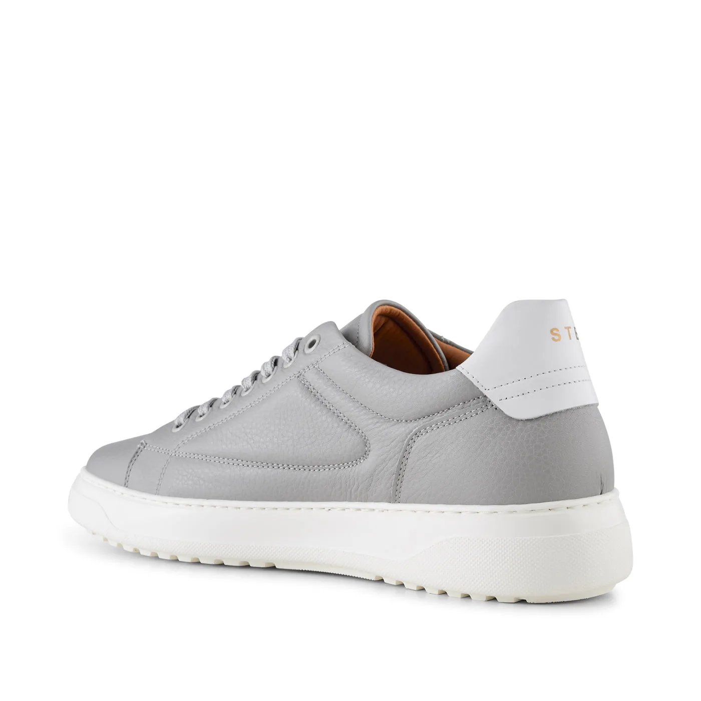 Rune sneaker leather - GREY / WHITE