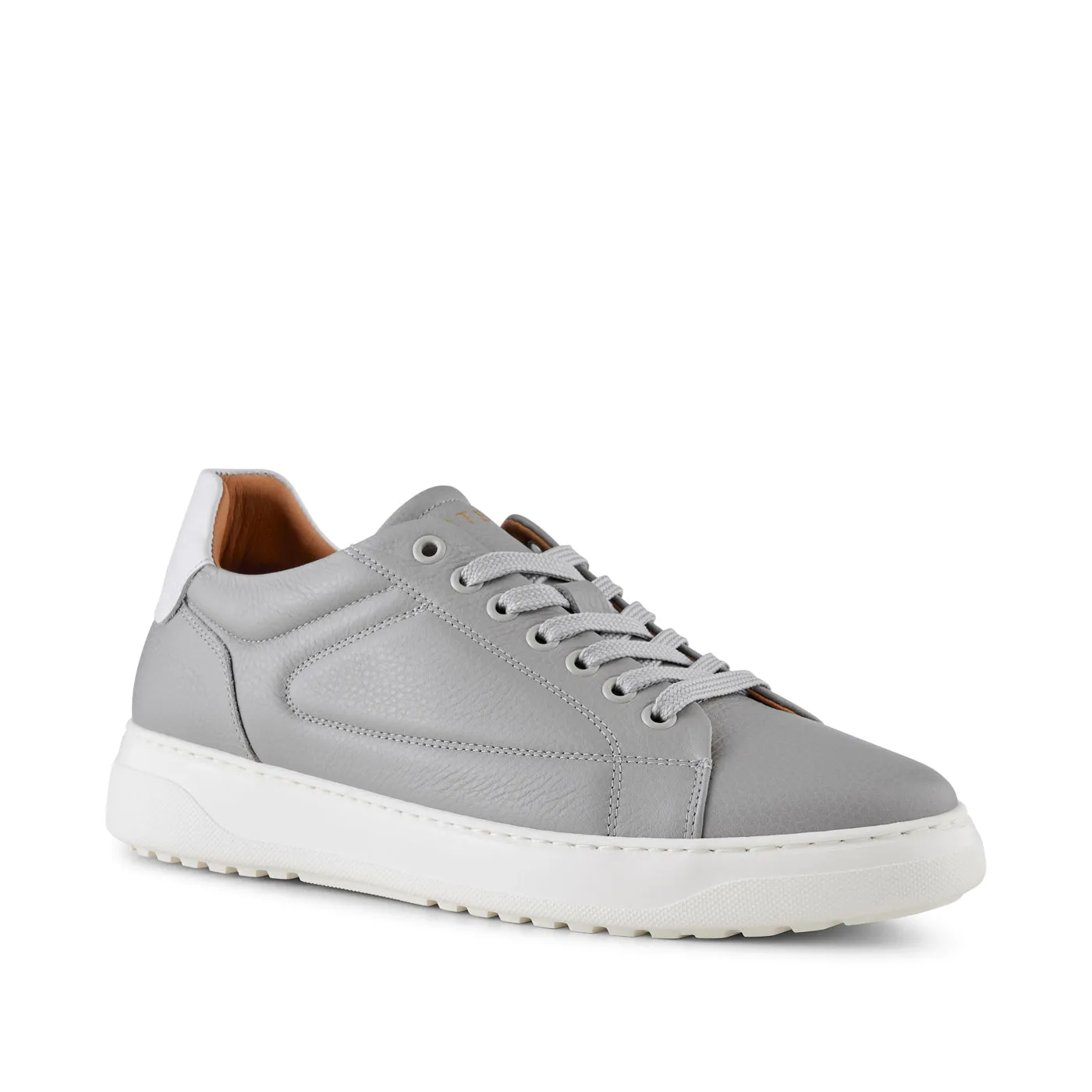 Rune sneaker leather - GREY / WHITE