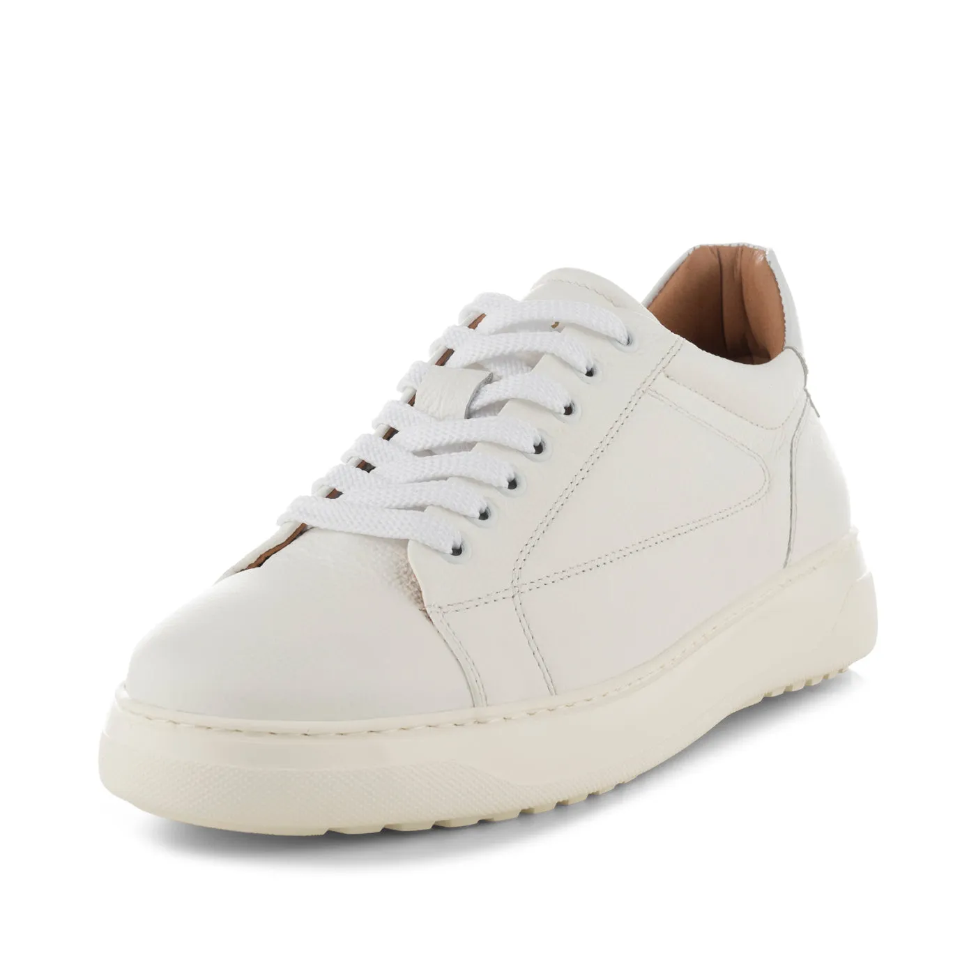 Rune sneaker leather - WHITE / WHITE