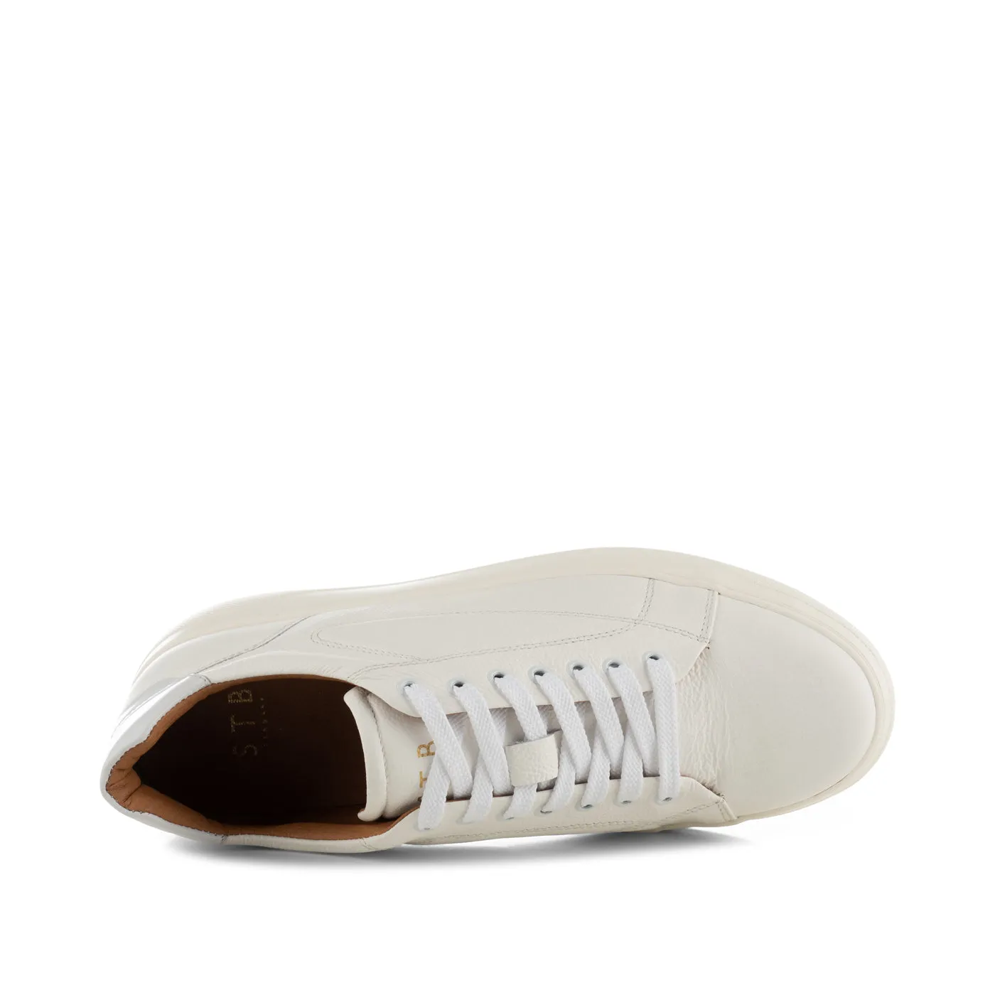 Rune sneaker leather - WHITE / WHITE