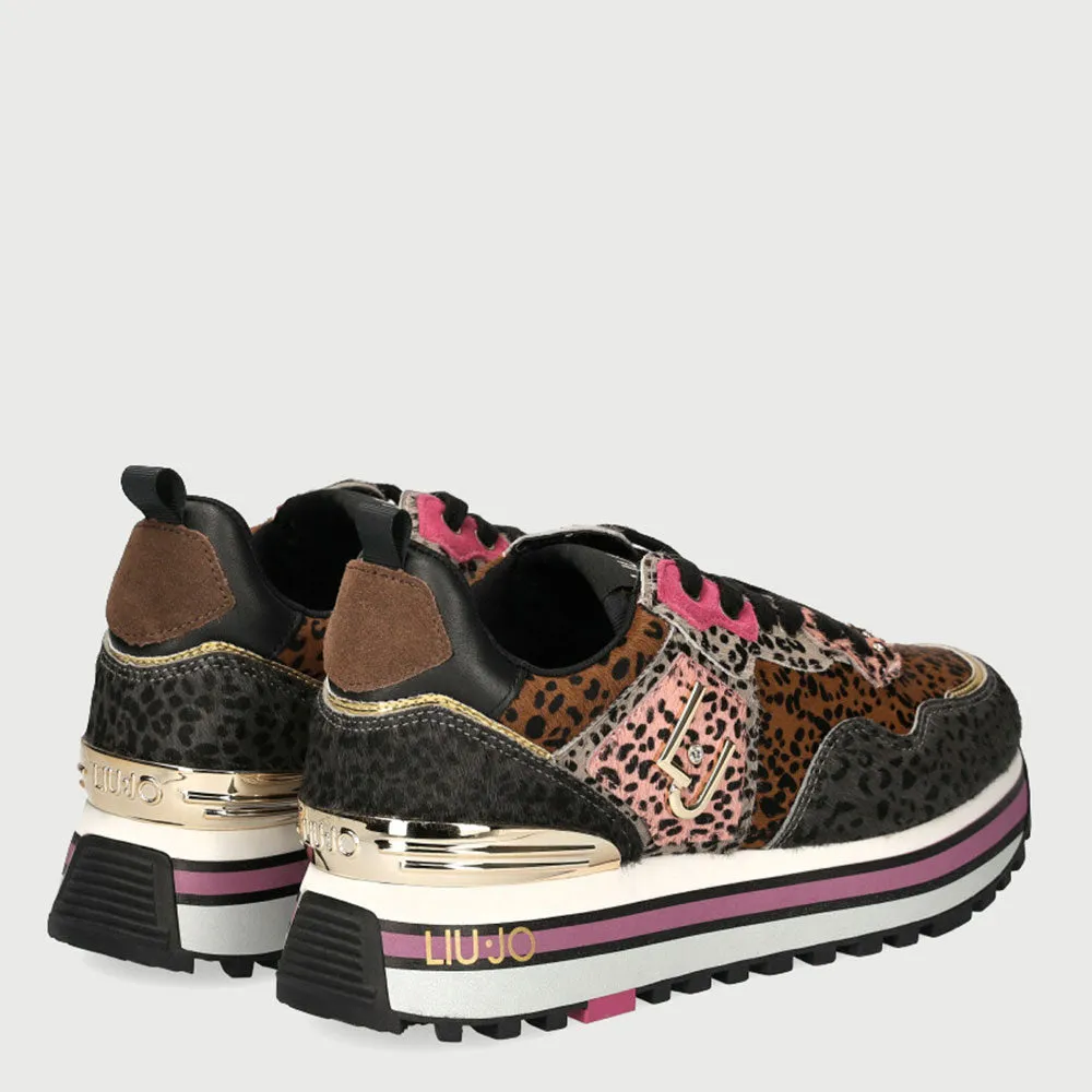 Scarpe Donna LIU JO Sneakers Multicolor con Stampa Animalier