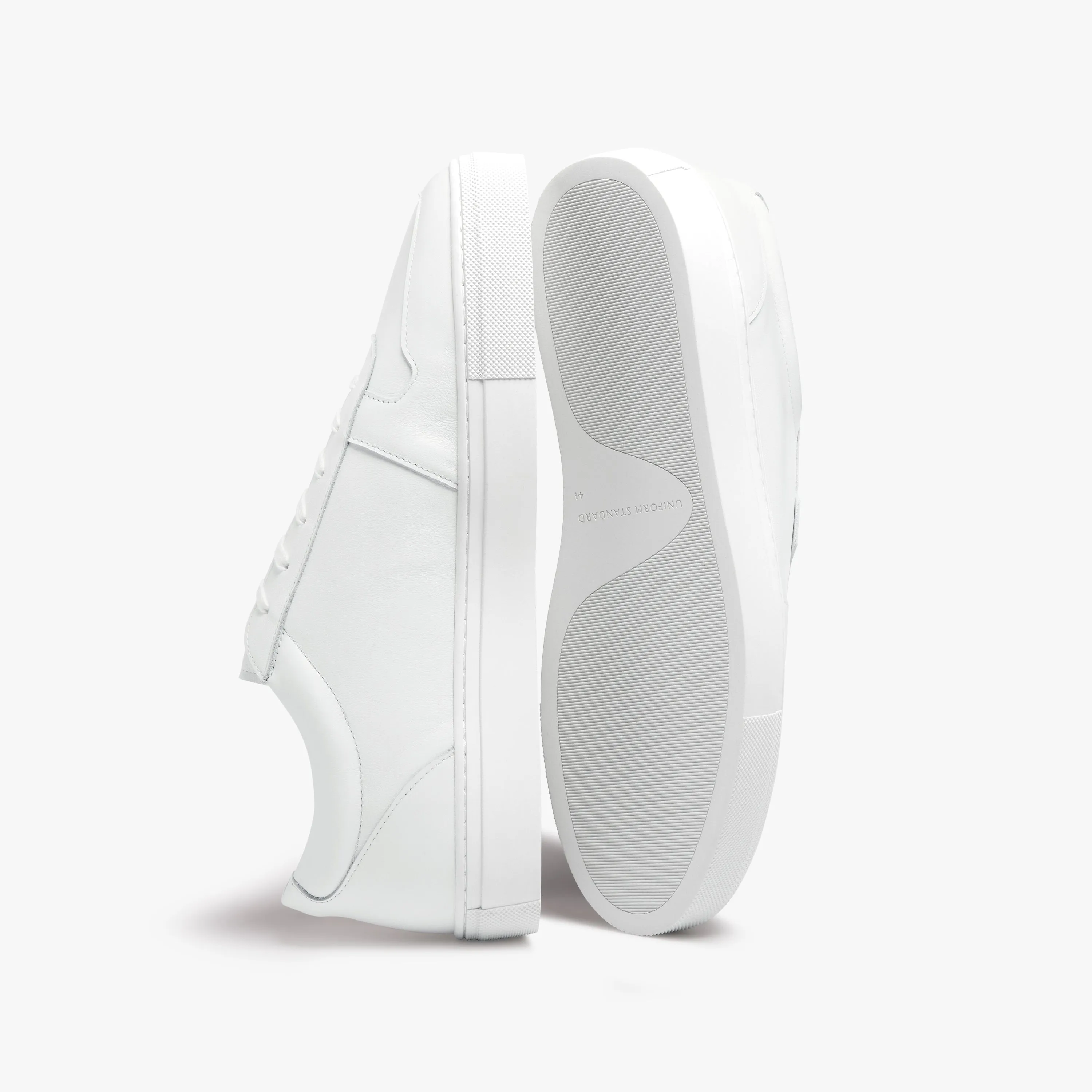 Series 6 Triple White Leather Mens