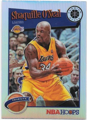 Shaquille O'Neal, Tribute, Silver Prizm, 2019-20 Panini Hoops Premium Stock Basketball NBA