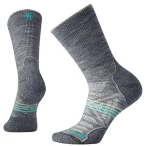 Smartwool Women's PhD Outdoor Light Crew Socks/Light Gray