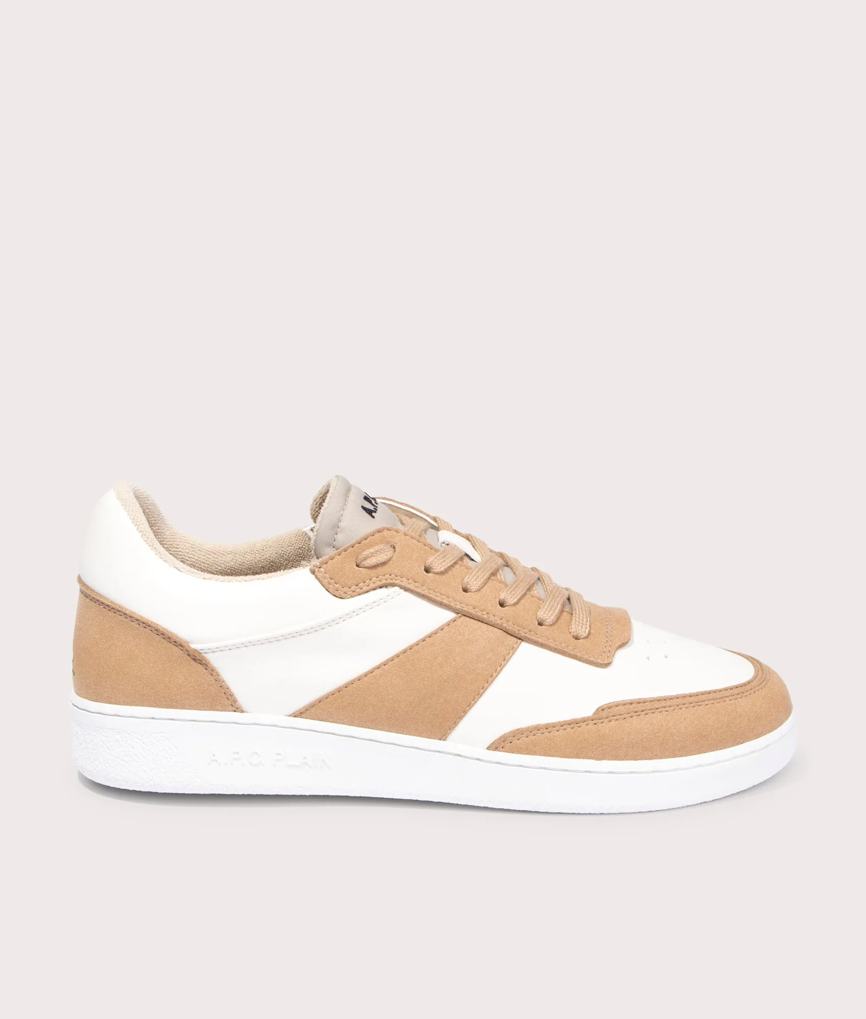 Smooth Faux Leather Faux Suede Sneakers