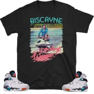 South Beach Pablo Biscayne black tee