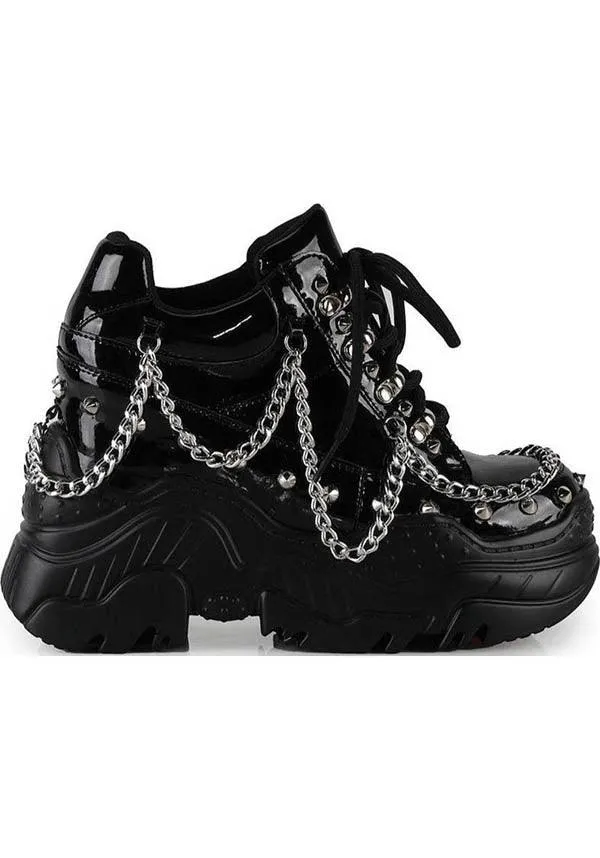 Space Candy [Black Patent] | PLATFORM SNEAKERS**