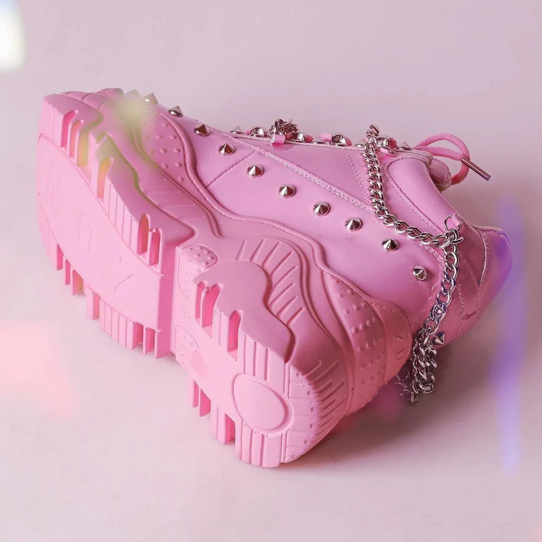 Space Candy [Pink] | PLATFORM SNEAKERS**