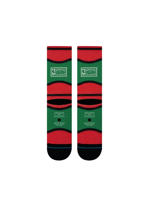 Stance HWC '68 Mini Ball Milwaukee Bucks Crew Sock