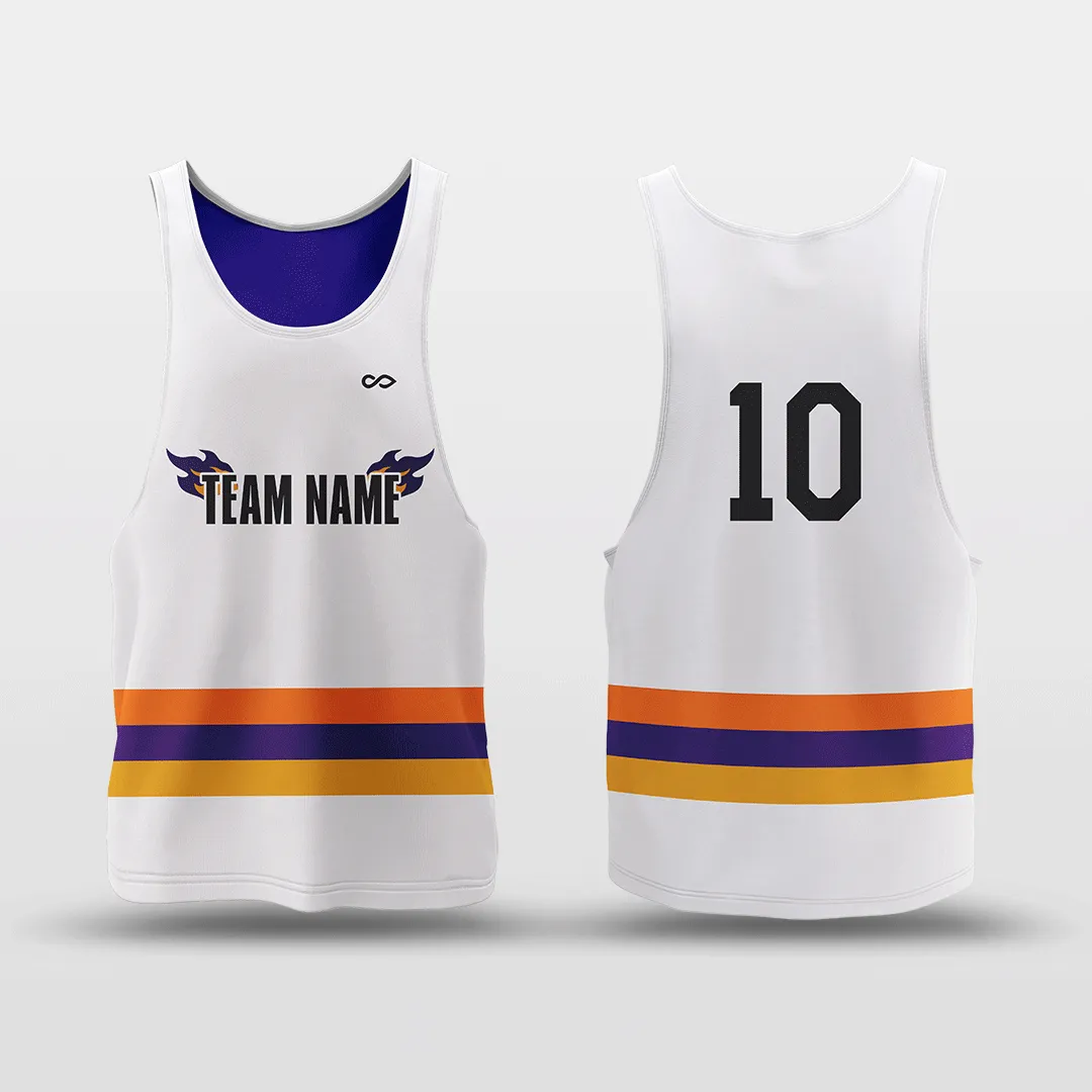 Sun Fire - Customized Reversible Quick Dry Basketball Jersey